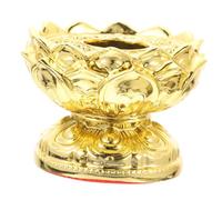 Didiseaon Base Stable Forme de Lotus pour Figurine Bouddhiste Support Pratique pour Décoration Religieuse de Bureau
