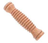 Didiseaon Bâton de Massage à Rouleau en Bois Naturel pour Pieds et Jambes, Outil de Massage Musculaire Relaxant, Soulage la Fatigue, Matériau Bois Khaki, Yoga et Fitness