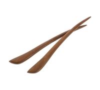 Didiseaon Bâtonnets à Cheveux Vintage en Bois Naturel 2 Pièces Taille Moyenne pour Femmes Coiffures Chinoises Chignons Accessoires Cheveux