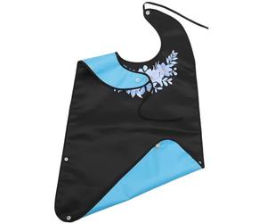Didiseaon Bavoir pour Adulte en Polyester Grandes Poches, Imperméable et Lavable, pour Dîner et Prévenir les Éclaboussures Chez les Personnes Âgées
