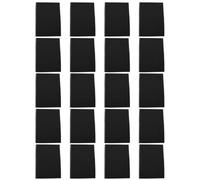 Didiseaon Bavoirs Dentaires Jetables Noirs 20 Pièces Double Couche Absorbants Usage Unique Pour Tatouages Et Nail Art Protection Table Salon Manucure