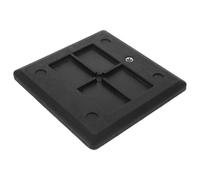 Didiseaon Bloc de Lestage de Stabilité pour Poubelle Rectangulaire Noir | Caoutchouc Résistant à L'usure, Surface Lisse sans Joint, pour Bacs Ronds ou Extérieurs