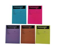 Didiseaon Bloc-notes Adhésifs Colorés Multifonction pour Messages Téléphoniques Fluorescentes Autocollants Mémo pour École Bureau et Maison Notes Rapides et Listes Pratiques