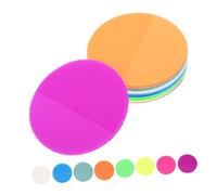 Didiseaon Bloc-notes Rond Adhésif Multifonction Couleurs Fluorescentes Autocollants Mémo Réutilisables pour Bureau École et Usage Quotidien Design Portable et Autocollant sans Trace