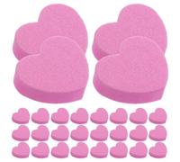 Didiseaon Bloc Tampon pour Lime à Ongles en Éponge Rose 100pcs, Double Côté pour Lisser Briller Ongles, pour Manucure à Domicile Salon