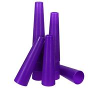 Didiseaon Bobines Coniques en Plastique Violet 10 Pcs Tubes d'Enroulement pour Fil à Tricoter et Broderie Bobines de Fil Maison Accessoires pour Travaux Manuels et Rangement de Laine