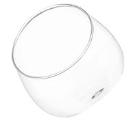 Didiseaon Bocal en Verre Biseauté 15 Cm pour Terrarium Micro-Paysage Ouverture Inclinée, Récipient Transparent Écologique pour Plantes Succulentes, Vase Décoratif pour Bureau et Maison