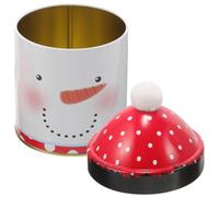 Didiseaon Boîte à Bonbons de Noël Métal avec Couvercle Petit Récipient Décoratif pour Friandises Biscuits et Snacks Cadeau Garçon Fille Festif