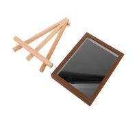 Didiseaon Boîte à Médailles en Bois avec Façade en Verre, Présentoir | Compartiments Intégrés, Couvercle Vitré et Support Chevalet, Rangement Sécurisé pour Pins et Récompenses