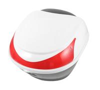 Didiseaon Boîte Arrière De Moto Petite en Plastique Blanc Coffre De Selle Rangement Accessoires Vélo Utilitaire Outdoor