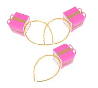 Didiseaon Boîte De 3 Pièces coffret bandeau hair charms hair toppers photo bandeau femme pour cheveux d'anniversaire décor de cheveux unique décor de x d'enfants papier