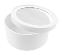 Didiseaon Boîte De Fleur Ronde Transparente Avec Couvercle Clair En Carton Blanc, Emballage Élégant Pour Bouquets De Fleurs, Mariage Fête Des Mères Et Fleuristes Professionnels