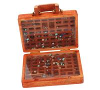 Didiseaon Boîte de Rangement Bois pour Pierres et Fossiles Organisateur de Collection Cristaux avec Compartiments Coffret Vintage Multifonction pour Bijoux et Objets de Valeur