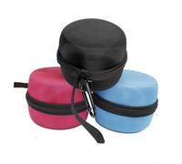 Didiseaon Boîte de Rangement Portable pour Enceinte Extérieure avec Amovible de Protection Choc et Poche Filet pour Accessoires Adapté Aux Voyages et Activités Plein Air Couleur