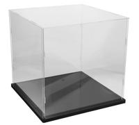 Didiseaon Boîte D'exposition Transparente pour Figurines, Coffret de Collection D'exposition en Acrylique, 27x27x26cm, Haute Transparence, pour Action Figures et Verre, Exposition
