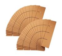 Didiseaon Boîtes De 48 Pièces carton compartiments pour verre transport verre diviseurs pour colis kits de séparation en verre diviseur d'expédition de verrerie papier Brown