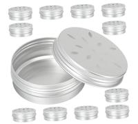 Didiseaon Boîtes D'entraînement Olfactif pour Chiens 12 Pièces 60ml en Aluminium Argenté, Améliore Les Capacités Naturelles et Libère L'énergie Excédentaire pour Dressage Chien
