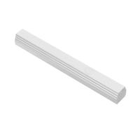 Didiseaon Boîtier Mezouza Juive 12,5 CM en Aluminium Argenté, Porte-Parchemin Adhésif sans Perçage, Accessoire d'art Judaïque pour Cadre de Porte