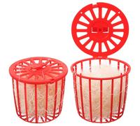 Didiseaon Bol de Nidification pour Oiseaux Ensemble de 2 en Plastique pour Pigeons et Perruches Accessoire Solide et Respirant pour Nicheurs Fournitures pour Animaux de Compagnie