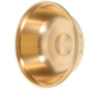 Didiseaon Bol Décoratif en Laiton 9 CM pour Temple Bol Rituel à Trois Phases pour Offrandes d'Eau Multifonctionnel pour Cérémonie Spirituelle et Décoration Intérieure