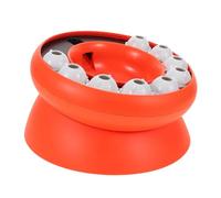 Didiseaon Bol pour Chat à Alimentation Lente Bol Interactif pour Animaux De Compagnie avec Compartiments Réglables pour Comportement Alimentaire Naturel