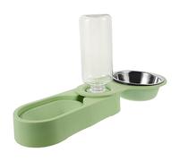 Didiseaon Bol pour Chat Distributeur Eau Nourriture Grand Bol Réglable pour Maison Voyages Anti-retournement