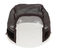 Didiseaon Bonnet de Postiche en Maille Élastique U-Forme en Dentelle Filet à Cheveux Antidérapant Brun Taille Unique Ajustable Bonnet Couvre-Cheveux Respirant pour Maintien Quotidien