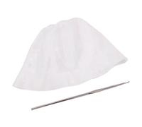 Didiseaon Bonnet de Teinture Bonnet de Coiffure Confortable avec Aiguille en Silicone Réutilisable à Petits Cercles Outil de Coloration Capillaire Pratique pour Salon et Barbier