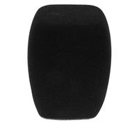 Didiseaon Bonnette Anti-pop pour Microphone, Chaussette de Micro en Éponge Noire, pour Micro à Main, du Bruit du Vent, Réutilisable, Karaoké et Travail de Terrain