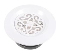 Didiseaon Bouche d'aération ronde réglable 5.91X5.91X2.76In Grilles d'aération de soffite ABS blanc pour ventilation intérieure avec volume d'air réglable pour maison et bureau