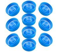 Didiseaon Bouchon de Bouteille D'eau Facile à Visser 10 Pièces en Plastique Bleu Réutilisable Anti-déversement Couvre-bidon Étanche pour Seau à Eau et Distributeur