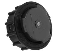 Didiseaon Bouchon de Vidange Stable et Anti-fuite en Plastique Noir 660 L Conception Étanche Renforcée, Accessoire pour Poubelle Commerciale pour Poubelle Extérieure