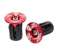 Didiseaon Bouchons de Guidon Antivol en Alliage d'Aluminium, 1 Paire pour Guidon VTT et Vélo de Route, Embouts Verrouillables pour Confort et Sécurité en Cyclisme Tout-Terrain