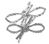 Didiseaon Boucle De Chaussures Avec Pierres Brillantes Et Cristal Design Noeud Pour Mariage Bal Ou Banquet Clips Pour Femmes Et Escarpins