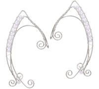 Didiseaon Boucles Oreilles Forme de Pince Oreille Élégante Vintage Non Percées Unisexe Faciles à Porter et Durables pour Femmes et Adolescentes