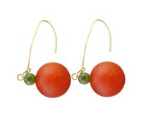 Didiseaon Boucles Oreilles Pendantes Femme Imitation Perles Rondes Élégantes Créoles Légères pour Adolescentes Accessoires Mode pour Saint-valentin