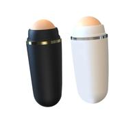 Didiseaon Boules Absorbantes D’huile Pour Visage Lot 2 Classic Black Et Ivoire, Rouleaux Volcaniques Mini Portables, Outil Matifiant Pour Peaux Mixtes à Grasses, Soin Quotidien Du Visage