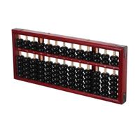 Didiseaon Boulier en Bois 7 Perles Structure Rouge pour Calcul Mental
