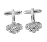 Didiseaon Boutons de Manchette pour Homme avec Design en Cristal Forme de Couronne Fermoir Pratique Adapté pour Mariage et Occasions Formelles