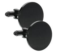 Didiseaon Boutons de Manchette Rond Vintage Acier Inoxydable pour Chemise Homme Élégants et Durables Accessoire Classique pour Mariage et Affaires