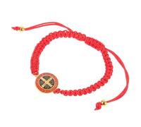 Didiseaon Bracelet Ajustable Saint Benoît Tressé Fait Main Religieux Unisexe Réglable Corde et Accessoire pour Tenue Sportive ou Habillée