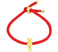 Didiseaon Bracelet Corde Rouge Bracelet Fil avec Pendentif Lapin du Zodiaque pour Filles et Femmes