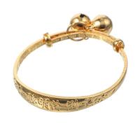 Didiseaon Bracelet Imitation Or pour Fille avec Cloche Bracelet Délicat pour Garçon Fille Événement Spécial Accessoire de Mode pour Garçon