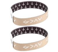Didiseaon Bracelets Chrétiens Élastiques 2pcs en Tissu Versets Bibliques, Taille Unique Adaptable pour Hommes et Étudiants, Accessoire Spirituel Personnel