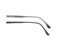 Didiseaon Branches de Lunettes de Rechange en Métal Noir, Embouts Ergonomiques et Résistants pour Temples de Lunettes de 5 Mm, Accessoires de Réparation pour Usage Quotidien
