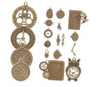 Didiseaon Breloques Vintage pour Bijoux Diy, Décorations Engrenages Montre, Alliage Bronze Ancien, 1 Sachet, Accessoires Créations Bijoux, Artisans, Atelier Bricolage, Présents Fête,