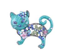 Didiseaon Broche Chat Alliage Créative et Élégante Épingle Décorative pour Robe Femme Accessoire Mode Polyvalent pour Fêtes Mariages et Tenues Quotidiennes