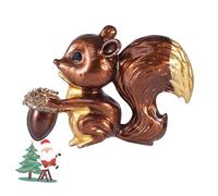 Didiseaon Broche Écureuil Marron Pomme de Pin, Épingle Adorable et Originale pour Garçon et Filles, Ornement Gracieux Décoratif pour Mariage et Tenues Festives, Accessoire Mode Féminin