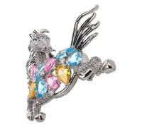 Didiseaon Broche en coloré épinglette de cheval Broche Pin revers de dame Pin d'animal pour hommes de mariage Haoshi