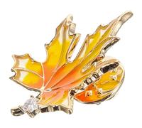 Didiseaon Broche Érable Épingle Décorative Pour Vêtements Insigne Automne Bijoux Femme Sans Marque